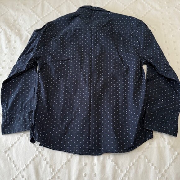 Kids Perry Ellis Button Down Dot shirt size 8 - Picture 5 of 5